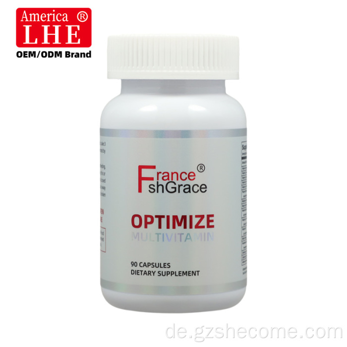 Multivitamin Optimieren Sie methylierte Multivitamin-Kapseln